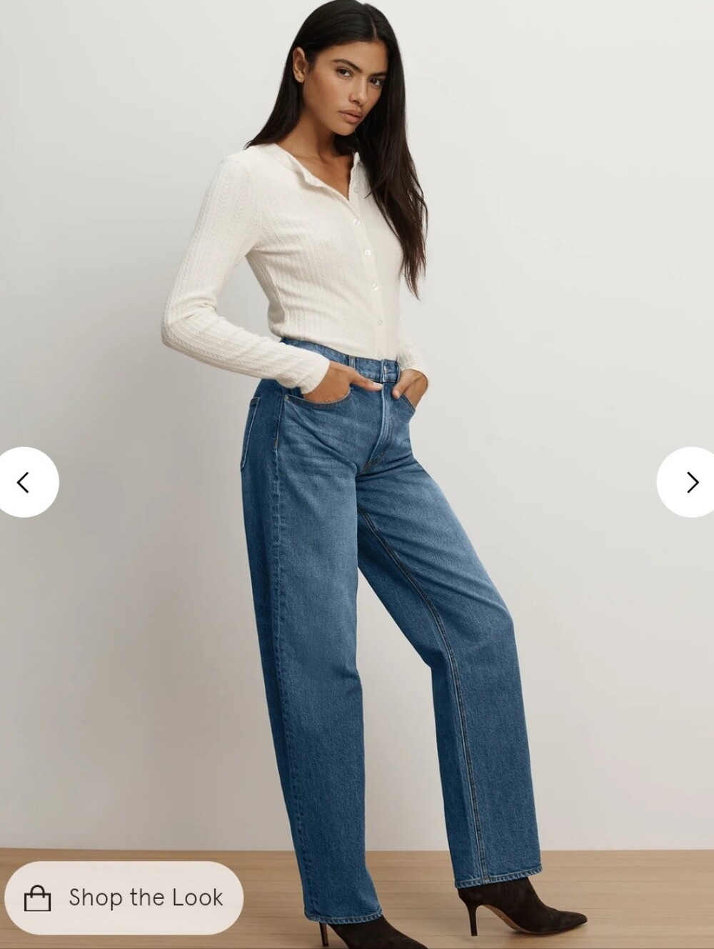 VERONICA BEARD | NWT US 28 HARLEY THE ARC LEG DENIM JEAN | Stonewash blue | $398